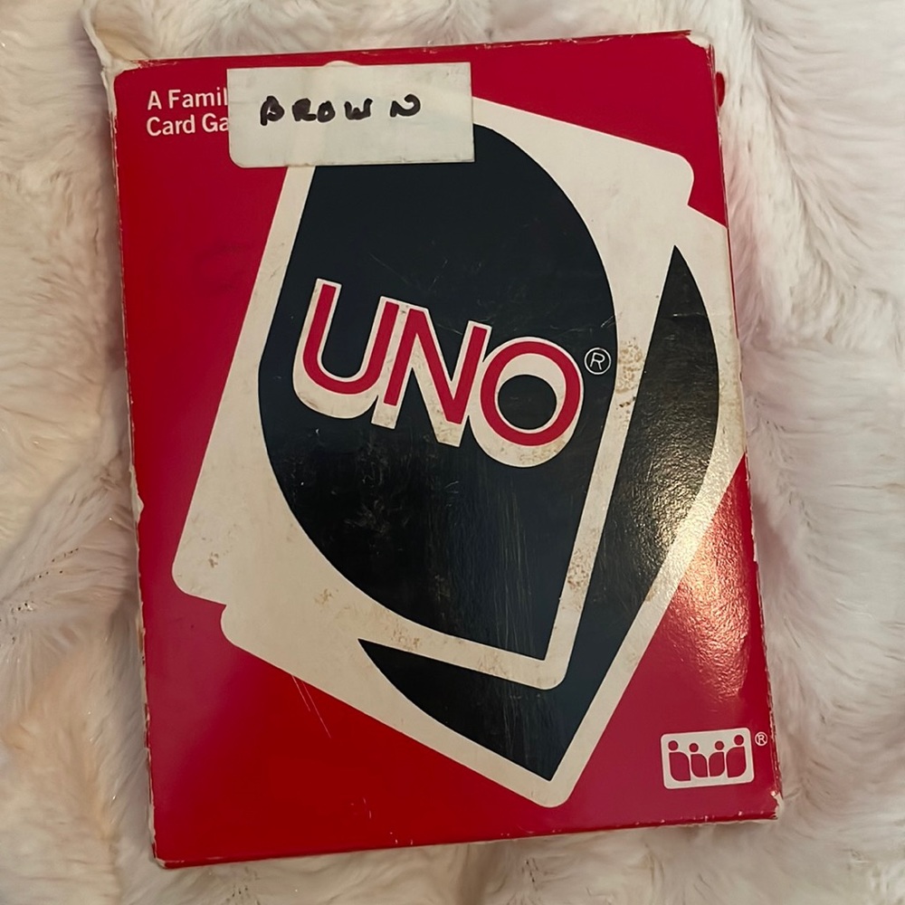 Vintage used uno deck